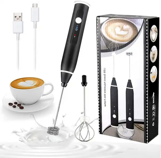 Automatic 2 in 1 USB Rechargeable Coffee Beater
